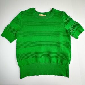 Michael Kors Ribbed Knit Short Sleeve Sweater – Size Medium